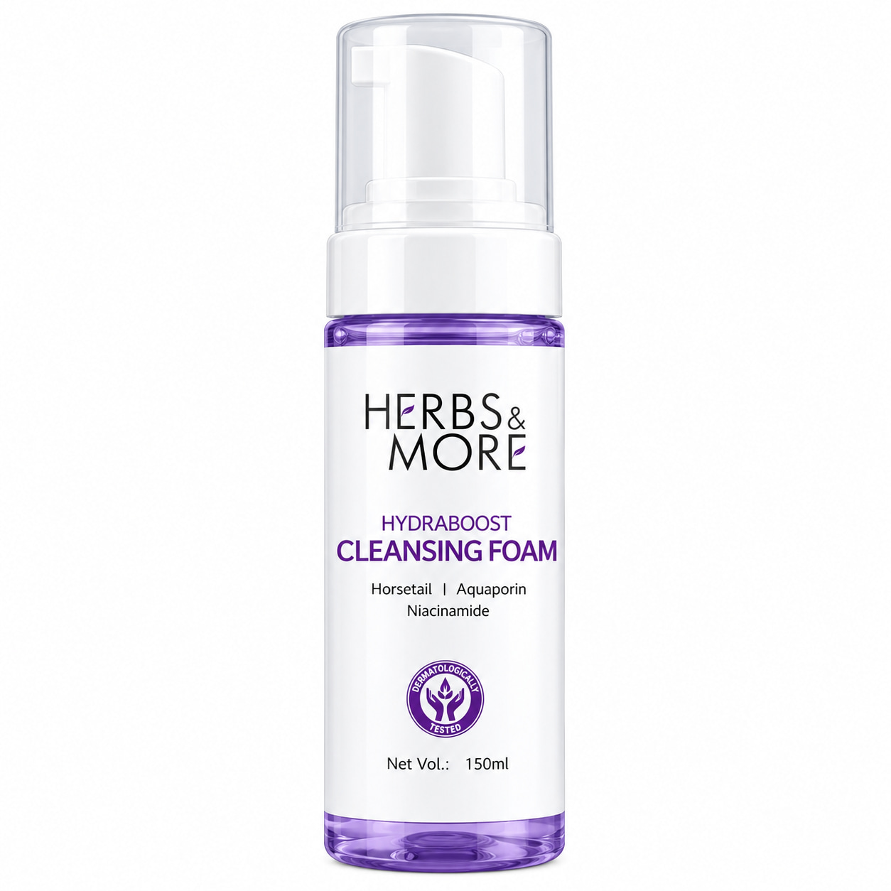 HERBS & MORE HYDRABOOST CLEANSING FOAM